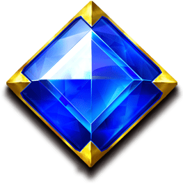Blue gem symbol