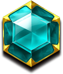 Cyan gem symbol