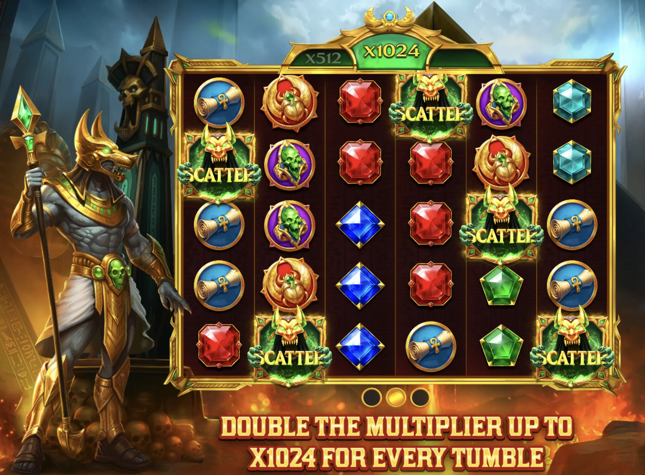 Fury of Anubis multiplier gameplay